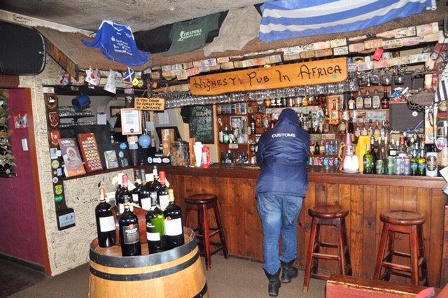Pub on top of the Sani Pass