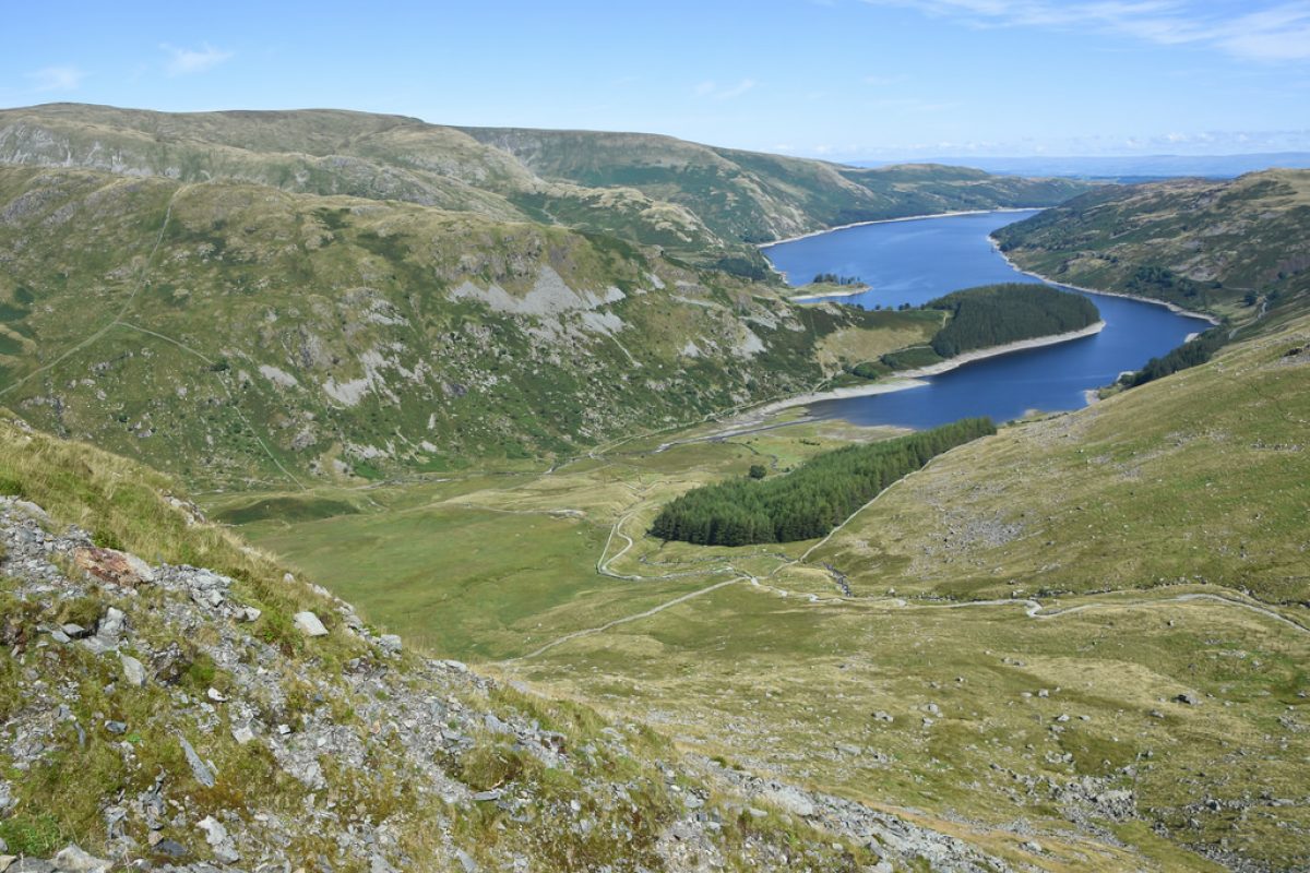 Mardale Head from Harter Fell. Haweswater conservation project