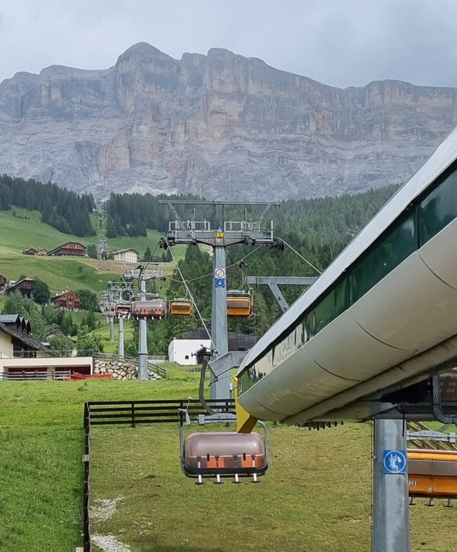 St Croce Chair Lift at the bottom